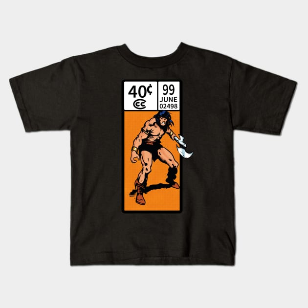 comic corner box Kids T-Shirt by OniSide